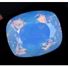 Naturale Blu Fiordaliso Opale 32.65 Cuscino CT Welo Australian Certificato Gemma