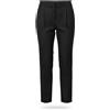 Adam Lippes Pantaloni Donna W30 Neri Classici Formal Regular Pinces Davanti