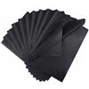 ihaspoko Carta Velina 60 Fogli 50x35 cm Nero Confezione Regalo | Trasparente e leggera, ideale per fai da te decorazione, matrimonio, compleanno e mazzi di fiori