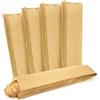 Majillux 100 Sacchetti di Carta Kraft 9 x 50 x 5 cm - Sacchettini Carta Piccoli per Alimenti, Buste di Carta Resistenti e Sacchetto Pane Riciclabile per Regali, Negozi, Eventi e Uso Quotidiano