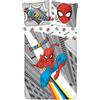 Jerry Fabrics Parure da letto Spiderman Pop 100% cotone, copripiumino 140 x 200 cm + federa 65 x 65 cm