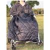 Generico Coperta per Le Gambe della Sedia A Rotelle, Coprigambe Impermeabile E Caldo, Fodera in Peluche per Il Comfort, Design Universale per Tutte Le Stagioni (L)