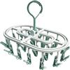 Dorunova Stendi Accessorio Appendi Calzini Per Stendino Calze, Supporto Capi Stendere Stendibiancheria (Ovale, Blu)