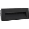 Silamp SEGNAPASSO LED 6W 220V IP65 NERO DA INCASSO LUCE SWITCH 3000K-4200K-6400K