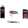 Sunmondo + Zippo Il set di accessori Zippo 8 contiene 1 benzina, 1 stoppino, 1 pietra focaia e una pinzetta
