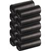 IlGruppone 100 Sacchi Spazzatura SuperResistenti Con Maniglie Colore Nero Sacchetti Immondizia Condominiali Raccolta Differenziata Disponibili 30-60-110 Litri Antigoccia Antistrappo Impermeabili - Nero - 50x60