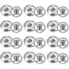 QUARKZMAN 36 Set Bottoni Automatici a Pressione 12mm Bottoni a Pressione da Cucire Metallo Accessori per Chiusura Borse Vestiti Jeans Cucito Artigianale, Bianco