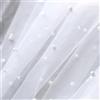 Duories 70 cm x 90 cm, tessuto in tulle bianco per abbigliamento e decorazione, tessuto per perline per cucire al metro, tessuto trasparente per matrimonio in tulle, con perla per fai da te, compleanno,
