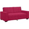 vidaXL Divano a 2 Posti Rosso Vino 180x78x84 cm in Velluto, Divano, Divano a 2 posti, Divano in Velluto, Divano, Divano a Due posti