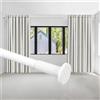 SuoAirNuo Bastone per tenda da doccia telescopico, 378-430 cm, senza foratura, estensibile in acciaio inox, per finestre e bagno, asta telescopica per tenda da doccia, divisorio