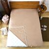 YongXinMY Coprimaterasso futon da pavimento con cerniera, tinta unita, copertura completa, lavabile, antipolvere e rimovibile, con cerniera, per materasso futon giapponese tatami (kaki, 180 x 200 cm)