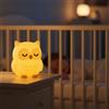 Live SoGOOD Luce notturna del bambino con 7 colori tattili, ricarica USB-C, funzione timer, silicone morbido, lampada da comodino per la camera dei bambini regalo conforto notte, guwlin