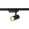 Alpinaluz Faretto LED per binario monofase 15 W 1500 lm CCT selezionabile 2700 K-4000 K-6000 K Orientabile, nero opaco con angolo di apertura di 40° per illuminazione commerciale e residenziale
