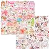 Rainway Adesivi rosa, 100 pezzi, in vinile, impermeabili, per scrapbooking, simpatici adesivi estetici Y2K per laptop, diari, skateboard, bicicletta, moto (stile 4)