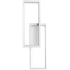 Generico UNIVERSO APPLIQUE LAMPADA LED RETTANGOLARE MOTAGGIO A PARETE COLORE BIANCO 32W COLORAZIONE LUCE 3IN1 CCT 3000K - 4000K - 6500K