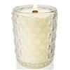 M&SENSE Candela Profumata Grande Fiore di Glicine | Candela Crepitante con Mescoline in Legno | 500g Candela di Cera di Soia Profumata a Lunga Durata 100 Ore in Vetro | Candela di Lusso Regalo per