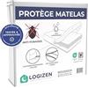 LOGIZEN Coprimaterasso completo anti cimici 90 x 200 cm - certificato in laboratorio - certificato Oeko-TEX - impermeabile - qualità professionale