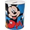 Disney Salvadanaio Mickey Mouse in Metallo Latta non Apribile 11x8cm