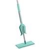 Leifheit Lavapavimenti Picobello M/XL, Strizzatura sul Manico | Panno microfibra micro duo 34 cm, snodo 360°, manico appiattibile, ideale per legno, piastrelle, laminato e scale