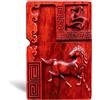 junweideyi Accendino intagliato in legno di sandalo rosso naturale e palissandro, sostituibile per Zippo (solo custodia), dimensioni inserto compatibile 3,6 cm × 1,2 cm × 5 cm, alloggiamento accendino
