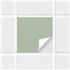 Alwayspon Adesivi per piastrelle, 25 pezzi x 20 cm, colore verde salvia, strutturati, autoadesivi, da applicare su piastrelle, adesivi transfer per bagno, cucina, paraschizzi, stacca e attacca,