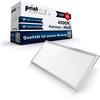 Print-Klex Pannello LED ultrasottile, 30 x 60 cm, lampada da soffitto, faretto da incasso, 25 W, 2125 Lumen, 4000 K, bianco neutro, cornice bianca, serie Office Pro