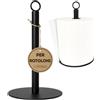 PRODUCTS by 719 Porta Scottex Cucina e Porta Rotolo Industriale, Portarotolo per Rotoloni di Carta Grandi 20,5 cm, Supporto da Appoggio per Piano di Lavoro, Dispenser Carta Cucina Robusto, Portascottex
