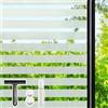 DARUITE Pellicola per Vetri Finestre Motivo a Righe 90x300cm, Pellicola Adesiva per Vetri Opaca Decorativi Autoadesive Elettrostatica Anti-UV Pellicola Privacy Finestre per Cucina, Camera, Ufficio