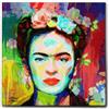 Giallobus - Quadro - Frida - Tela Canvas Telaio Standard - 50x50 - Pronto da appendere - Quadri moderni per la casa