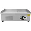 WAPHOERTE Piastra elettrica da 3000 W, griglia elettrica commerciale, arrosto professionale e piastra di cottura temperatura di 50-300 °C, adatta per arrostire e grigliare verdure e carne
