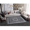 ALFOMBRAS IBERIA Tappeto da salotto moderno di design Versach, a pelo corto, in polipropilene con effetto frisè e 100% lavabile, ideale per soggiorno o stanza, disponibile in varie misure e colori 190 x 280 cm, grigio