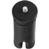 OHPHCALL Mini Treppiede Nero per Fotocamera e Smartphone Design Compatto in Abs Antiscivolo, Supporto Stabile per Attività All'aperto e Micro Riprese