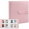 Crefotu Album fotografico da 256 tasche per fotocamera Fujifilm Instax Mini LiPlay 12 11 90 70 50S 26 25 9 8+ 8 7S/stampante Mini LINK 2, compatibile con la stampante istantanea Polaroid Snap PIC-300 Mint Zip