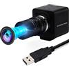ELP Fotocamera USB 2 Megapixel USB Webcam 5-50 mm Manuale Variabile Zoom Obiettivo HD Camera USB compatibile con Mac/Windows/Linux/Android UVC Messa a fuoco regolabile Web Camera (1080P OV4689)