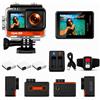 Eyes GO 4K26 - Fotocamera sportiva 4K30fps - 20 accessori - Foto 16MP - 2 schermi touch Vlog - Telecomando - Stabilizzatore E.I.S 2.0 - Impermeabile 30M - 1X1350mAh (Premium)