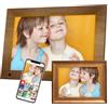 Fine Life Pro Cornice digitale Fine Life Pro 10,1 pollici, Wi-Fi digitale, 32 GB, 1280 x 800 HD, IPS, Touch screen, Smart Cloud, rotazione automatica, condivisione tramite app (bianco)
