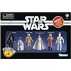 Star Wars Hasbro Retro Collection, confezione da 6 action figure collezionabili da 9,5 cm ispirate Episodio IV - Una nuova speranza