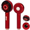 Nukdey Spazzola Massaggiatore Cuoio Capelluto Elettrico 3 in 1,Applicatore dell'olio per Capelli con 3 Modalità di Massaggio,660nm Luce Rossa,Stimolare la Crescita dei Capelli,Regalo per Donne e Uomini,Rosso