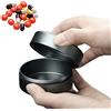 AMZCOM Rotondo Metallo Portapillole, Mini portapillole tascabile portatile impermeabile alluminio porta pillole medicine giornaliero da Viaggio Scatola per Pillole per Medicine