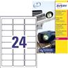 Avery Zweckform Avery Italia L4773-8 Etichette in Poliestere, 63.5 x 33.9 mm