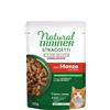 Trainer Natural e Sensitive Natural Trainer Cat Straccetti Sterilizzato Boli di Pelo Manzo - 70g, Singola unità
