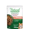 Trainer Natural e Sensitive Natural Trainer Cat Straccetti Sterilizzato Boli di Pelo Salmone - 70g, Kit x 12 pezzi (12 Pezzi)
