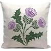 HUASHUZI federe cuscini divano 40x40 esterno impermeabili fiori fiore di scozia regalo donna federe cuscini da giardino balcone copricuscini divano cuscino decorativi soggiorno camera da letto accessori