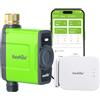 RAINPOINT Centralina Irrigazione WiFi Timer Irrigazione con Gateway dell'antenna RF 150m, Intelligente Programmatore Irrigazione per Giardino con APP/Vocale Controllo, Ingresso in Ottone, 6 Plans