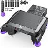 Redkey S500 Robot Skimmer Piscina Solare, Robot Piscina Solare Superficie 24/7, Doppi Motori, Doppio Sistema di Ricarica, Rilevamento Intelligente degli Ostacoli, Sistema di Filtrazione Fine 200µm