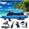 Generic Scooter elettrico 3 in 1 pieghevole, elica per immersioni subacquee, motore brushless da 500 W, 16 Ah, capacità 3-11 km/h, capacità 350 libbre per avventure estive/pesca in mare