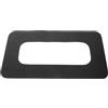 JECOMPRIS Connettore Patch e Navigazione Migliorata per Scatola Pinna da Surf 9 Pollici in PVC Nero Facile Attacco per Paddle e Tavola da Surf per Surfing