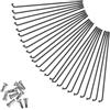 SkyjOy Raggi Bicicletta Raggi 24 Pezzi e capezzoli Resistenti durevoli for MTB for Bicicletta(260MM)