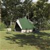 Générique Tenda Tipi Familiare in Taffettà Grigio e Arancione 400 x 346 x 250 cm, con pali in acciaio, porta E e gancio di sospensione per campeggio Estival