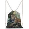 MXZERFKGLA Zaino con coulisse Borse da palestra sportive dipinte a mano Borse con coulisse per uomo donna borsa da spiaggia borsa a corda, Dipinto a mano, 35x50cm, Zaino daypack